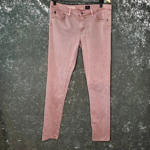 AG Adriano Goldschmied Light Dusty Pink The Legging Super Skinny Fit Pants